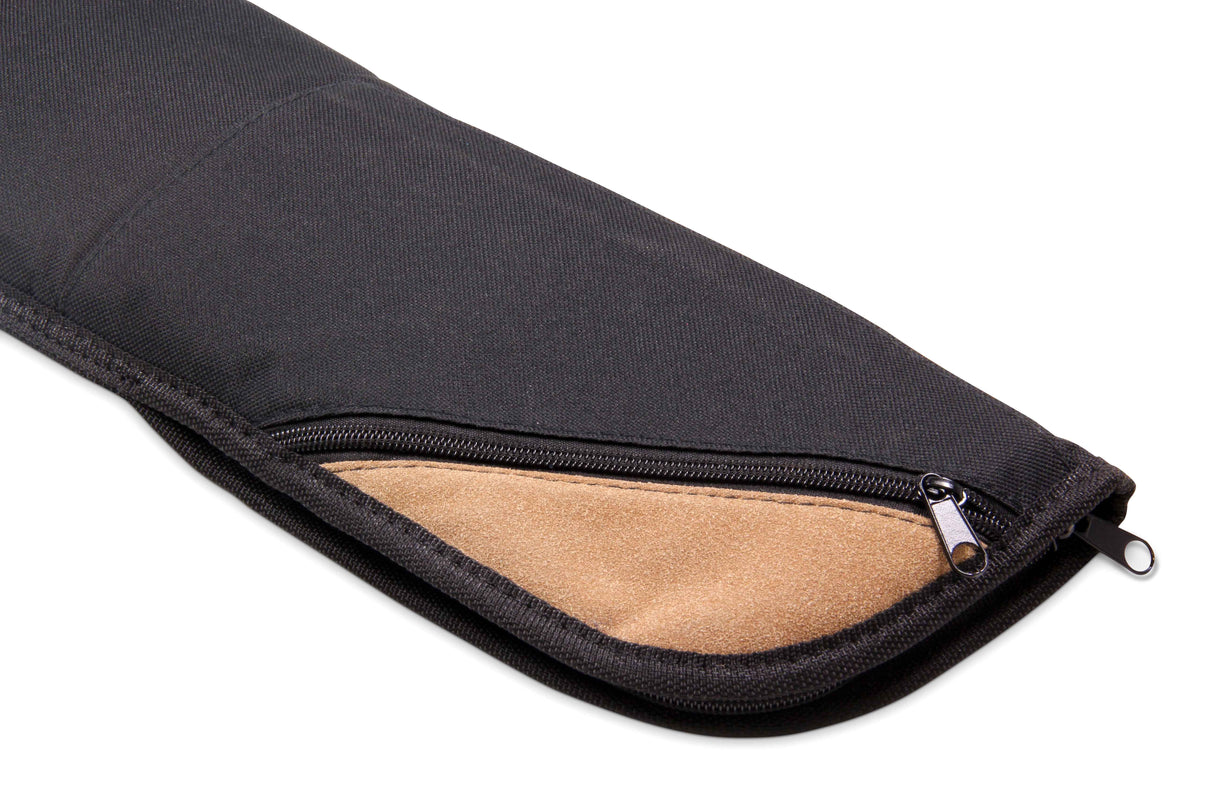 Deluxe FLASH Snooker Pool Cue Soft Case for 2 Piece Cue & Mini Extension