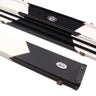 Baize Master 1 Piece ARROW Snooker Pool Cue Case with Plastic Ends - Holds 3 Cues