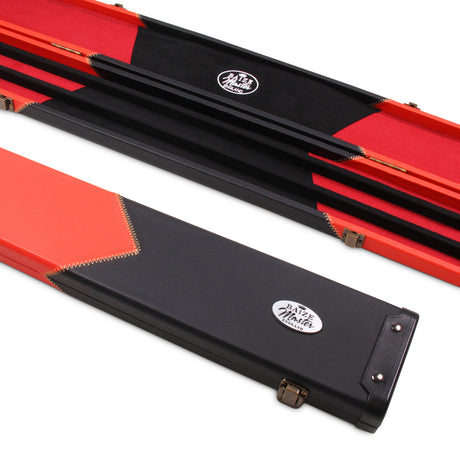 Baize Master 1 Piece ARROW Snooker Pool Cue Case with Plastic Ends - Holds 3 Cues