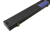 Deluxe 1 Piece WIDE CHEQUERED Snooker Pool Cue Case with Plastic Ends - Holds 3 Cues