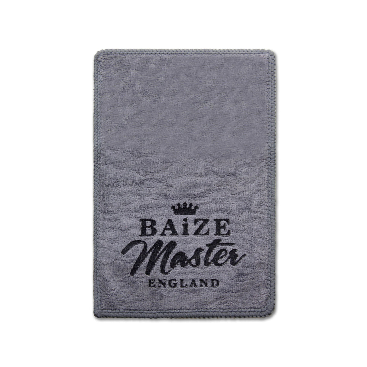Baize Master Grey Microfibre Snooker Pool Cue Towel