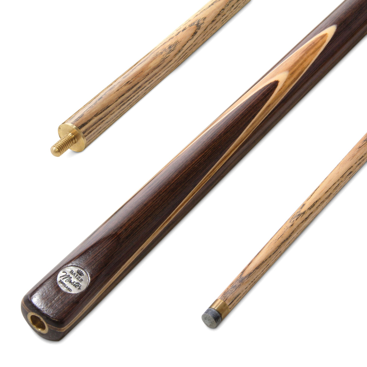 Baize Master BALMORAL 57 Inch 2 Piece Centre Joint Ash Snooker Pool Cue with 9.5mm Tip