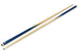 Kudos BLUE BUTT 36 inch PAIR 2 x One Piece Economy Kids Junior Snooker Pool Cue with 4 x 11mm Screw Tips