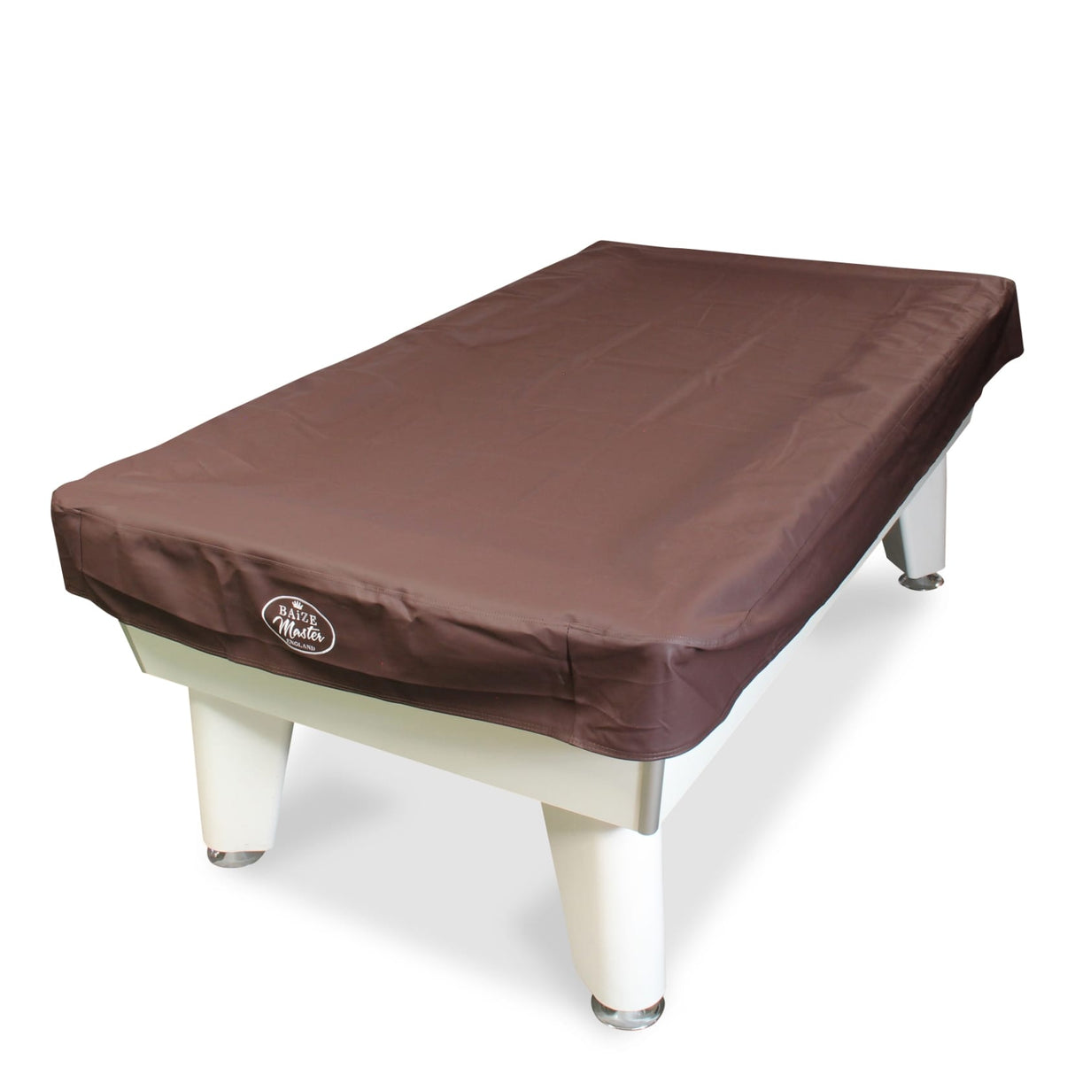 Baize Master Stylish 7ft LUXURY Heavy Duty Leatherette 7ft UK Pool Table Cover - BROWN