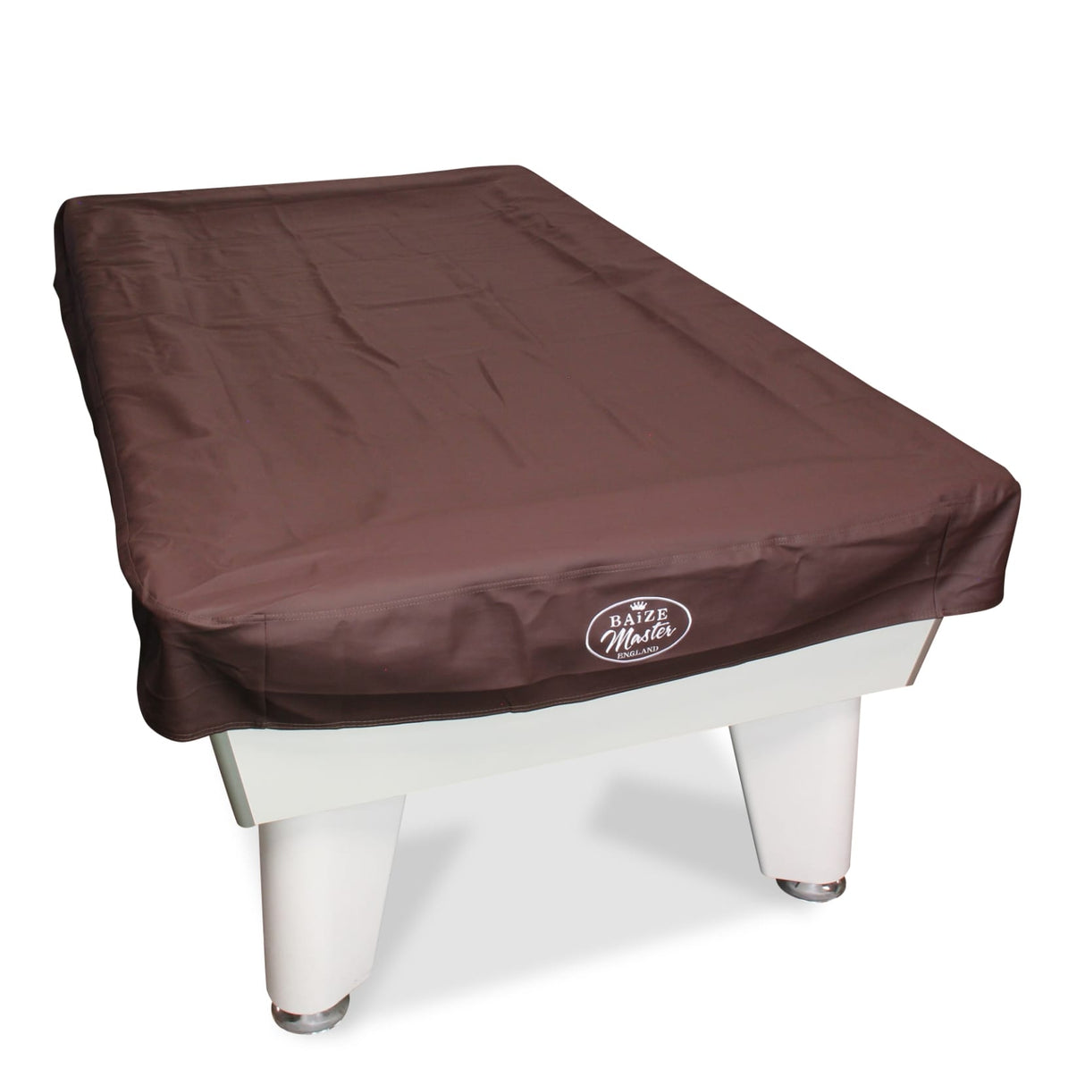 Baize Master Stylish 7ft LUXURY Heavy Duty Leatherette 7ft UK Pool Table Cover - BROWN