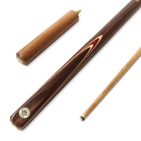 Peradon PULSAR 3/4 Ash Rosewood 8 Ball Pool Cue 57 Inch - 8.5mm Tip & Mini Ext Peradon