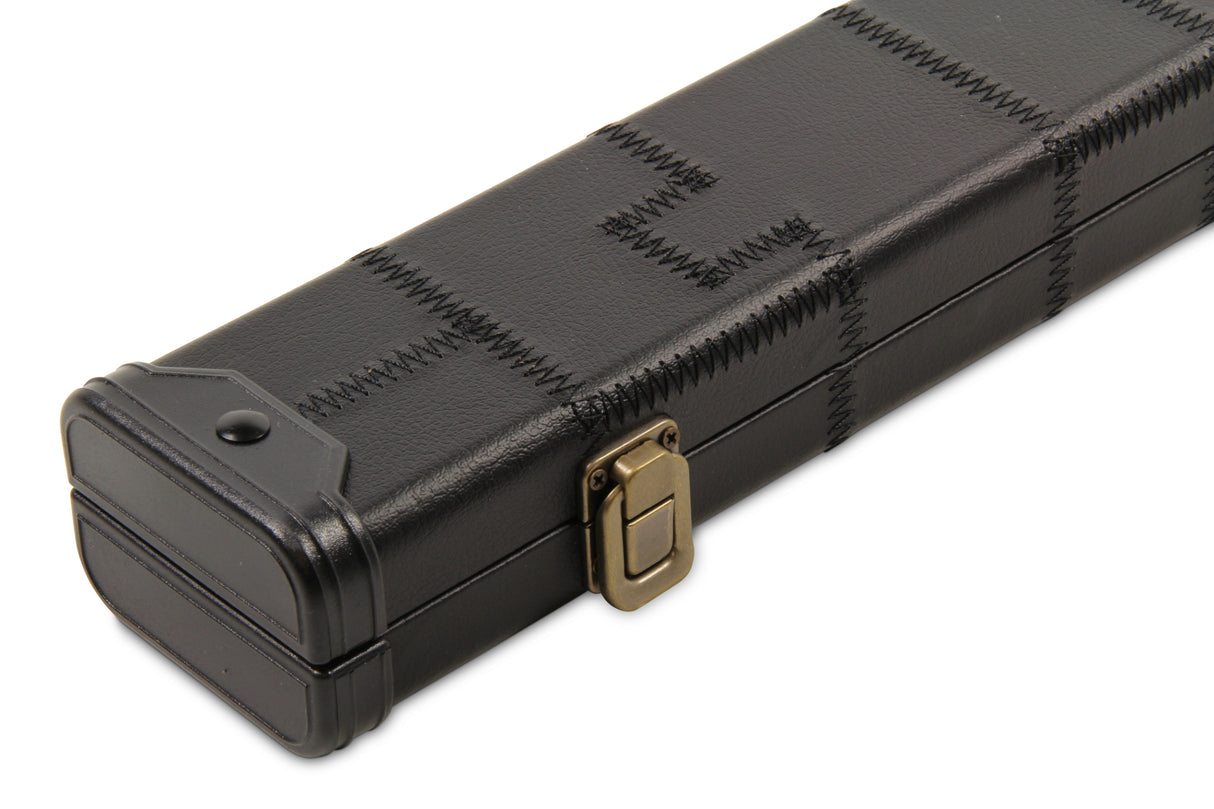 Baize Master Deluxe PATCH 2 Piece Snooker Pool Cue Case with Plastic Ends