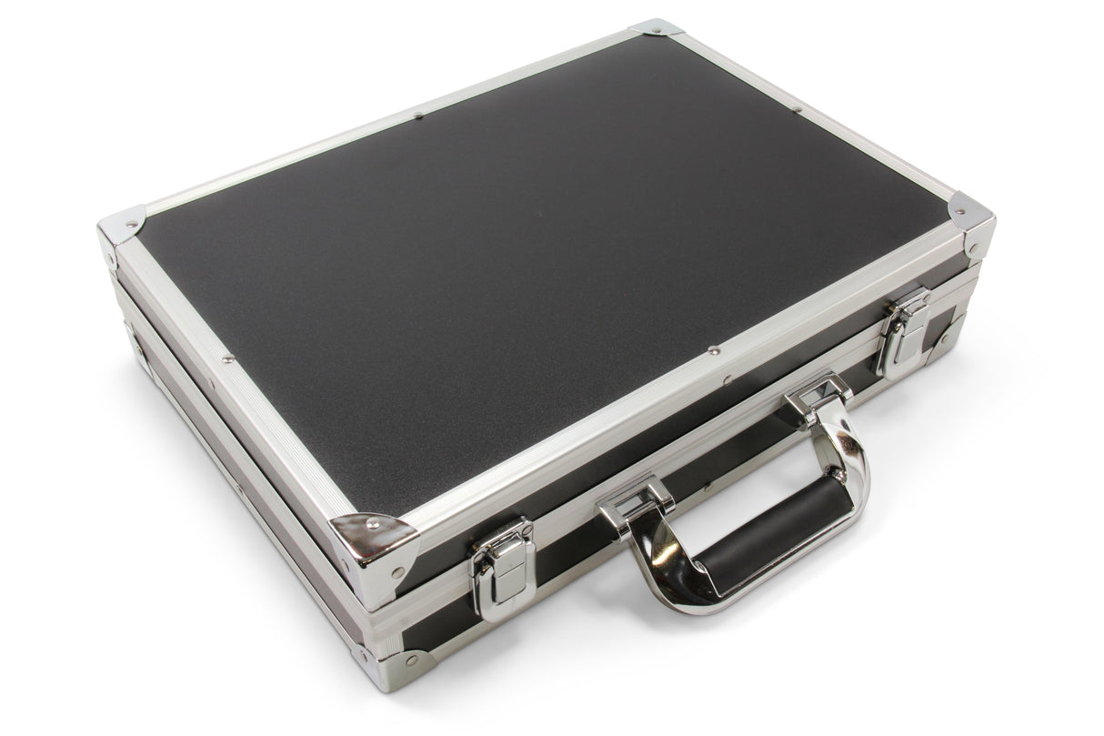 Silver Aluminium Snooker Ball Flight Carry Case - Holds 22 Balls