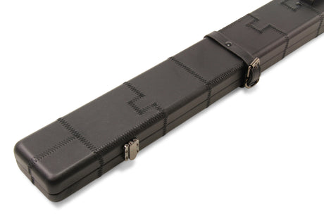 Baize Master 3/4 Luxury PATCH Snooker Pool Cue Case with Round Corners and Straps