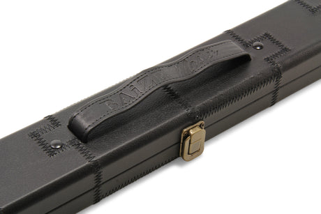 Baize Master 1 Piece PATCH Deluxe Plastic Ends Snooker Pool Cue Case - Holds 2 Cues