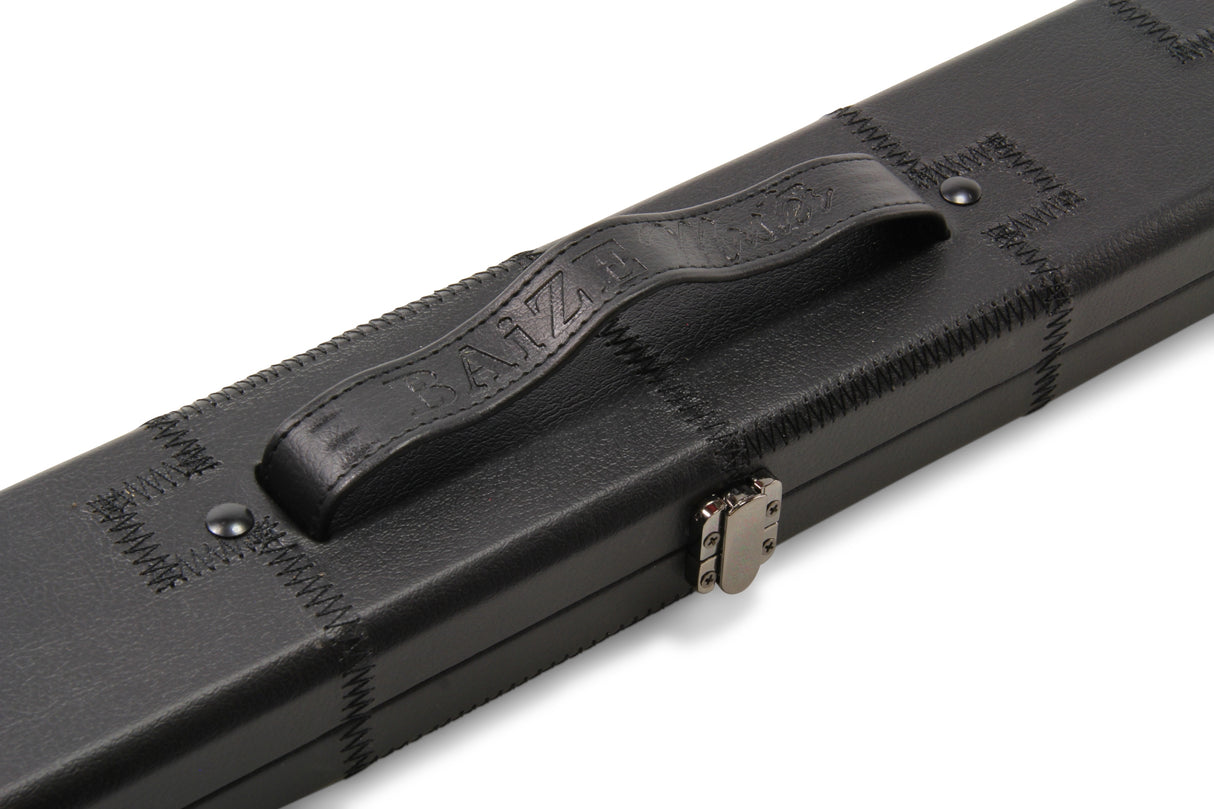 Baize Master 3/4 Luxury PATCH Snooker Pool Cue Case with Round Corners and Straps