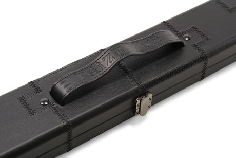 Baize Master 3/4 Luxury PATCH Snooker Pool Cue Case with Round Corners and Straps
