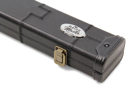 Baize Master 1 Piece PATCH Deluxe Plastic Ends Snooker Pool Cue Case - Holds 2 Cues
