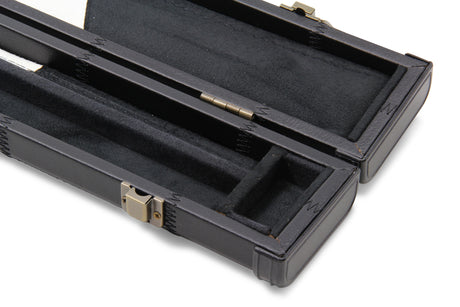 Baize Master 1 Piece PATCH Deluxe Plastic Ends Snooker Pool Cue Case - Holds 2 Cues