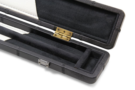 Baize Master 1 Piece PATCH Luxury Round Corner Snooker Pool Cue Case - Holds 2 Cues