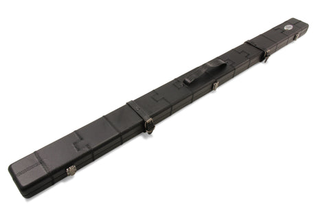 Baize Master 3/4 Luxury PATCH Snooker Pool Cue Case with Round Corners and Straps