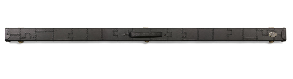 Baize Master 1 Piece PATCH Luxury Round Corner Snooker Pool Cue Case - Holds 2 Cues