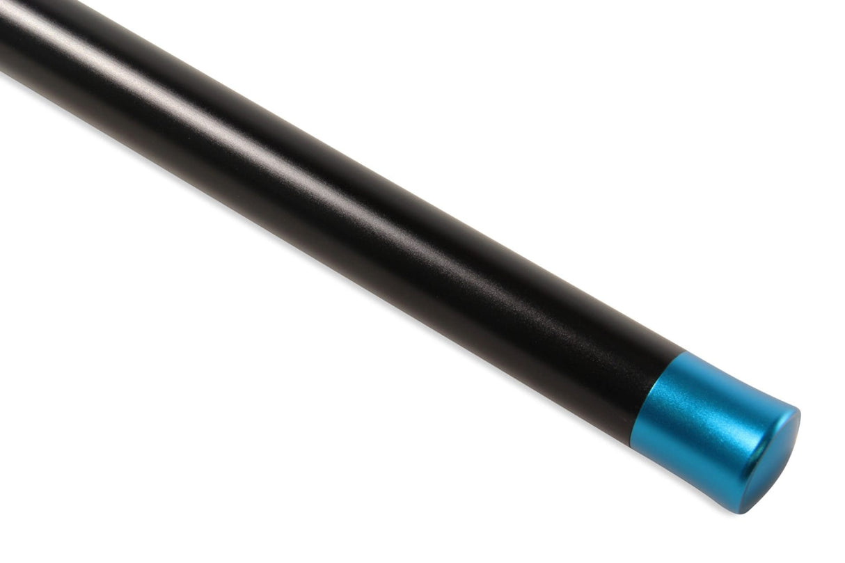 Baize Master BLUE TRIM Metal Push On Telescopic Snooker Cue Extension Adjustable Billiards Pool Extension Stick