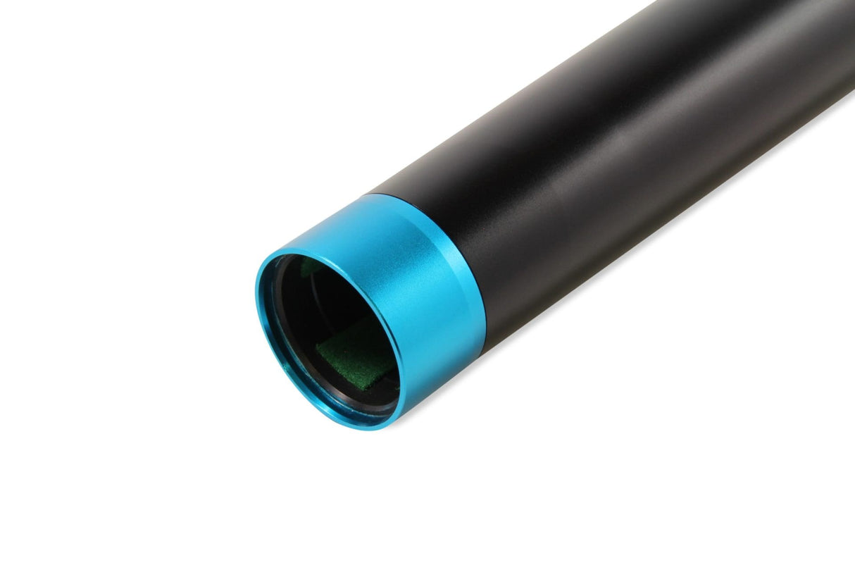Baize Master BLUE TRIM Metal Push On Telescopic Snooker Cue Extension Adjustable Billiards Pool Extension Stick