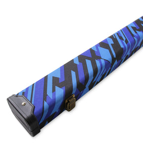 POSTMODERN 1 Piece Hard Snooker Pool Cue Case with Tough Plastic Ends - Holds 2 Cues Cue & Case