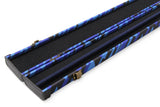 POSTMODERN 1 Piece Hard Snooker Pool Cue Case with Tough Plastic Ends - Holds 2 Cues Cue & Case