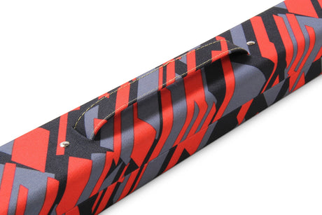 POSTMODERN 1 Piece Hard Snooker Pool Cue Case with Tough Plastic Ends - Holds 2 Cues Cue & Case