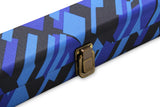 POSTMODERN 1 Piece Hard Snooker Pool Cue Case with Tough Plastic Ends - Holds 2 Cues Cue & Case