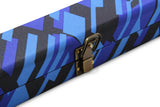 POSTMODERN 1 Piece Hard Snooker Pool Cue Case with Tough Plastic Ends - Holds 2 Cues Cue & Case