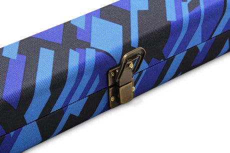 POSTMODERN 1 Piece Hard Snooker Pool Cue Case with Tough Plastic Ends - Holds 2 Cues Cue & Case