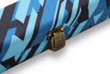 POSTMODERN 1 Piece Hard Snooker Pool Cue Case with Tough Plastic Ends - Holds 2 Cues Cue & Case