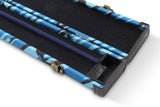 POSTMODERN 1 Piece Hard Snooker Pool Cue Case with Tough Plastic Ends - Holds 2 Cues Cue & Case