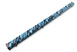 POSTMODERN 1 Piece Hard Snooker Pool Cue Case with Tough Plastic Ends - Holds 2 Cues Cue & Case