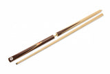 Baize Master ELITE Red Veneer Double Jointed 3pc Snooker Pool Cue with Extension Joint - 9.5mm Tip
