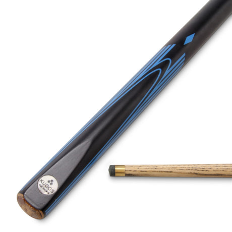 Kudos DIAMOND 57 Inch 2 Piece Matching Ash Grain Snooker Pool Cue - 9.5mm Tip