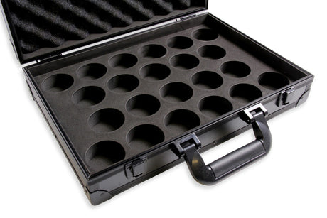 Baize Master SNOOKER Black Aluminium 22 Ball Flight Carry Case - 2 1/16 Inch Balls