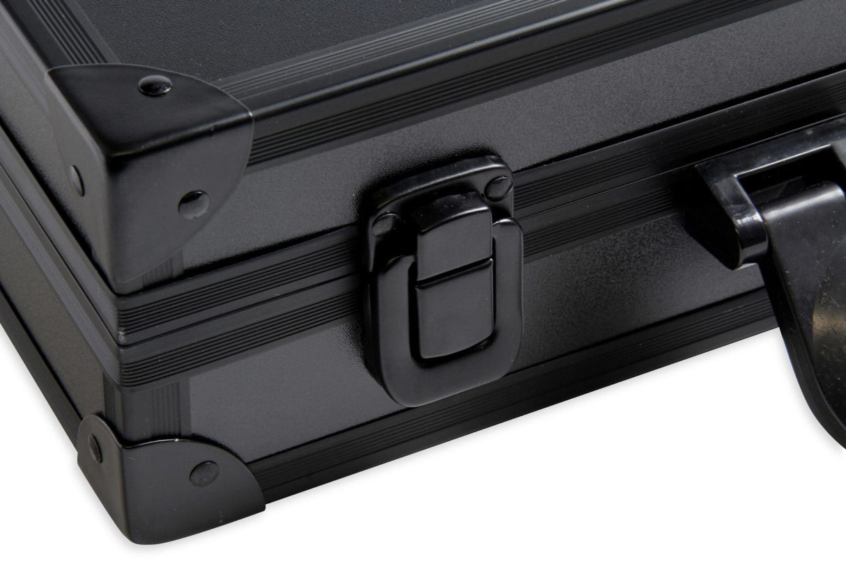 Baize Master AMERICAN POOL Black Aluminium 16 Ball Carry Flight Case - 2 1/4 Inch Balls