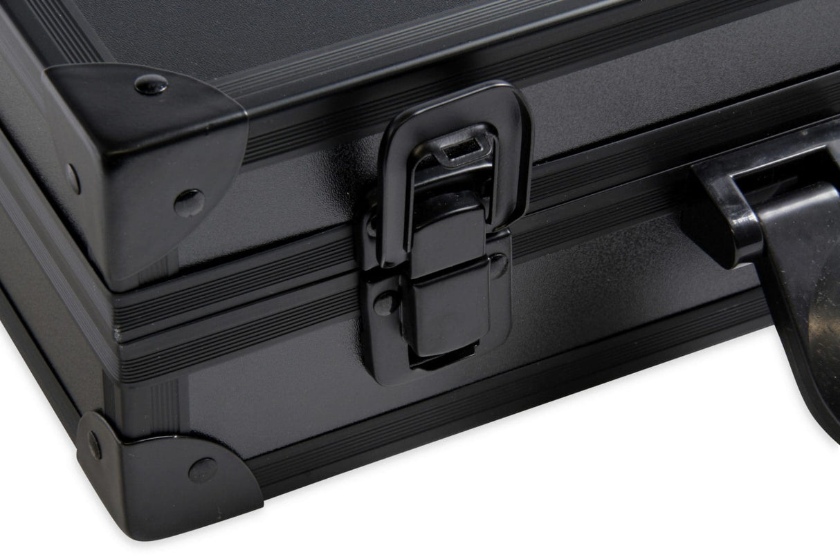 Baize Master AMERICAN POOL Black Aluminium 16 Ball Carry Flight Case - 2 1/4 Inch Balls