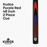Kudos Classic Range 48 Inch Junior Kids 2 Piece Snooker Pool Cue with 9.5mm Tip