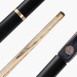G14 Baize Master MAPLE EMPEROR 57 Inch 3/4 English 8 Ball Pool Cue with 8.5mm Tip + Mini Butt Extension