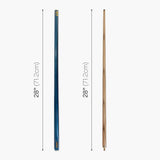 Riley METALLIC BLUE Butt 2 Piece Ash Snooker & Pool Cue - 9.5mm Tip, 17oz - 18oz