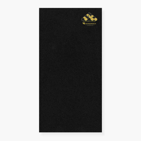 Hainsworth Pool Table Racking Cloth - BLACK OLD EPA SET UP Hainsworth