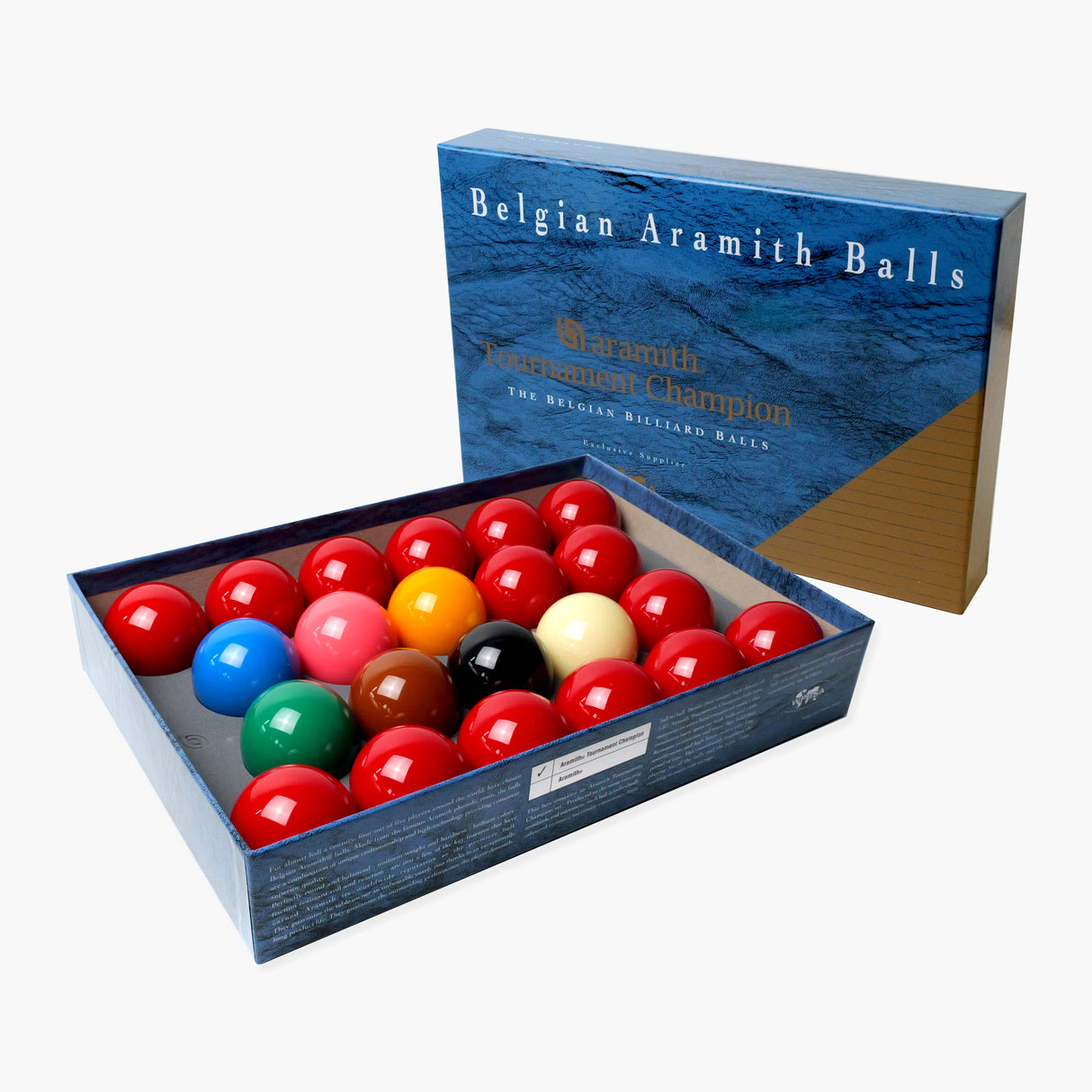 Aramith TOURNAMENT CHAMPION Full Size Snooker Ball Set Aramith