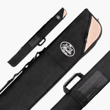 LONG LUXURY THICK PADDED 3pc Cue Case for 3/4 JOINT Snooker Cue & Extension Baize Master