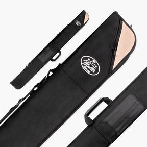 LONG LUXURY THICK PADDED 3pc Cue Case for 3/4 JOINT Snooker Cue & Extension Baize Master