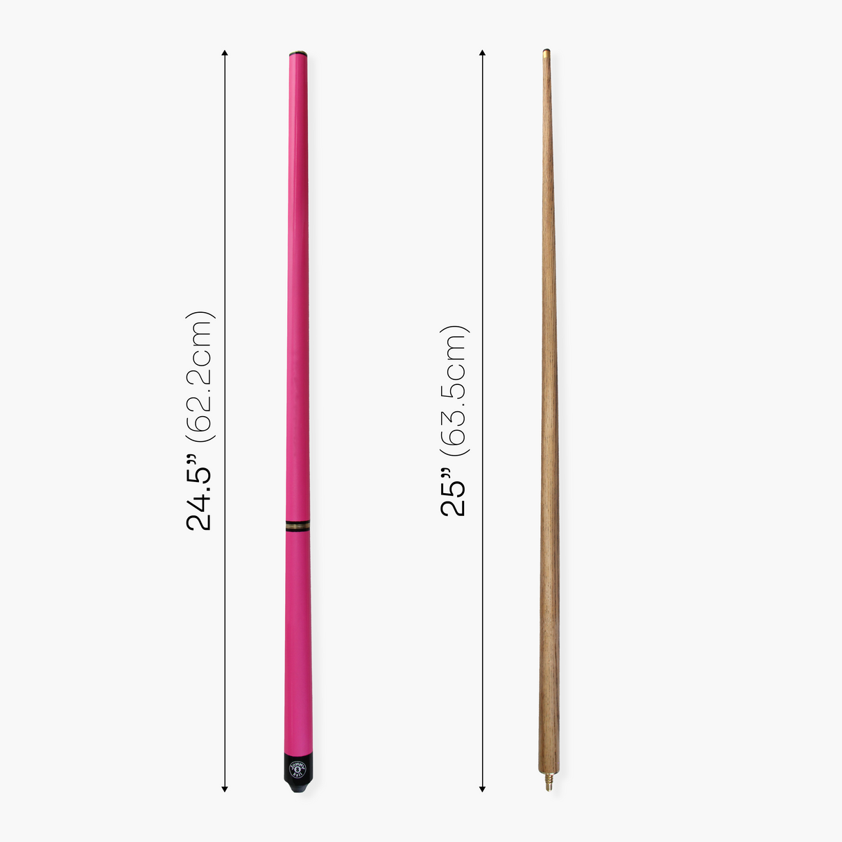 Jonny 8 Ball 48 Inch PINK JUNIOR TRIAD 3 Section Pool Snooker Cue & SOFT CASE