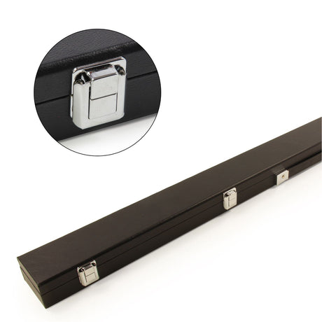 Plain Black CLASSIC ATTACHE Batten ¾ Joint Snooker Cue Case – Strong & Spacious