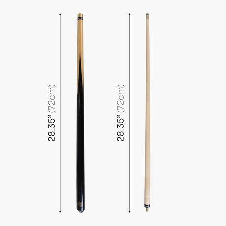 Riley Black DRAGON 8 BALL Ash 2 Piece Pool Snooker Cue - 9.5mm Tip