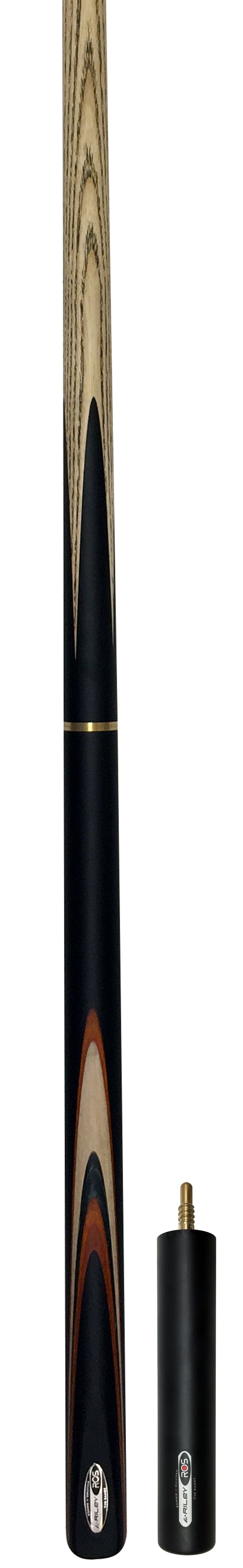 Riley Ronnie O’Sullivan 3 Series Limited Edition ¾ Joint Snooker and Pool Cue with Ebony Butt and 9.5mm Elk Master Tip – Includes Mini Butt Extension (ROS 3-8)