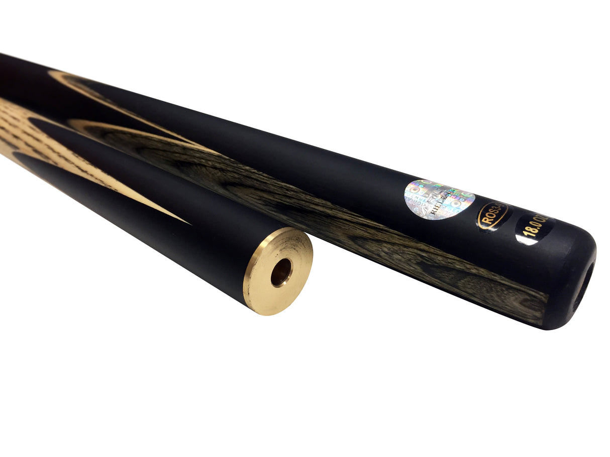 Riley Ronnie O’Sullivan 3 Series Limited Edition ¾ Joint Snooker and Pool Cue with Ebony Butt and 9.5mm Elk Master Tip – Includes Mini Butt Extension (ROS 3-9)
