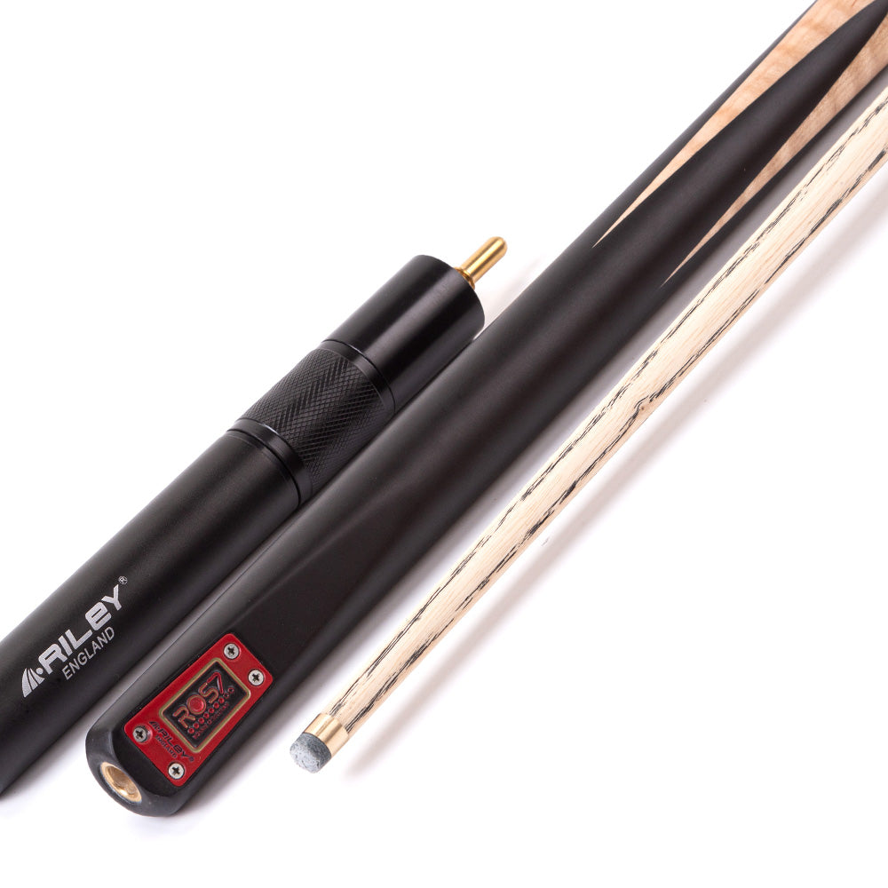 Riley Ronnie O’Sullivan 7 Series World Championship Limited Edition ¾ Joint Snooker and Pool Cue 9.5mm Tip – Includes Telescopic Extension (ROS 7-8)